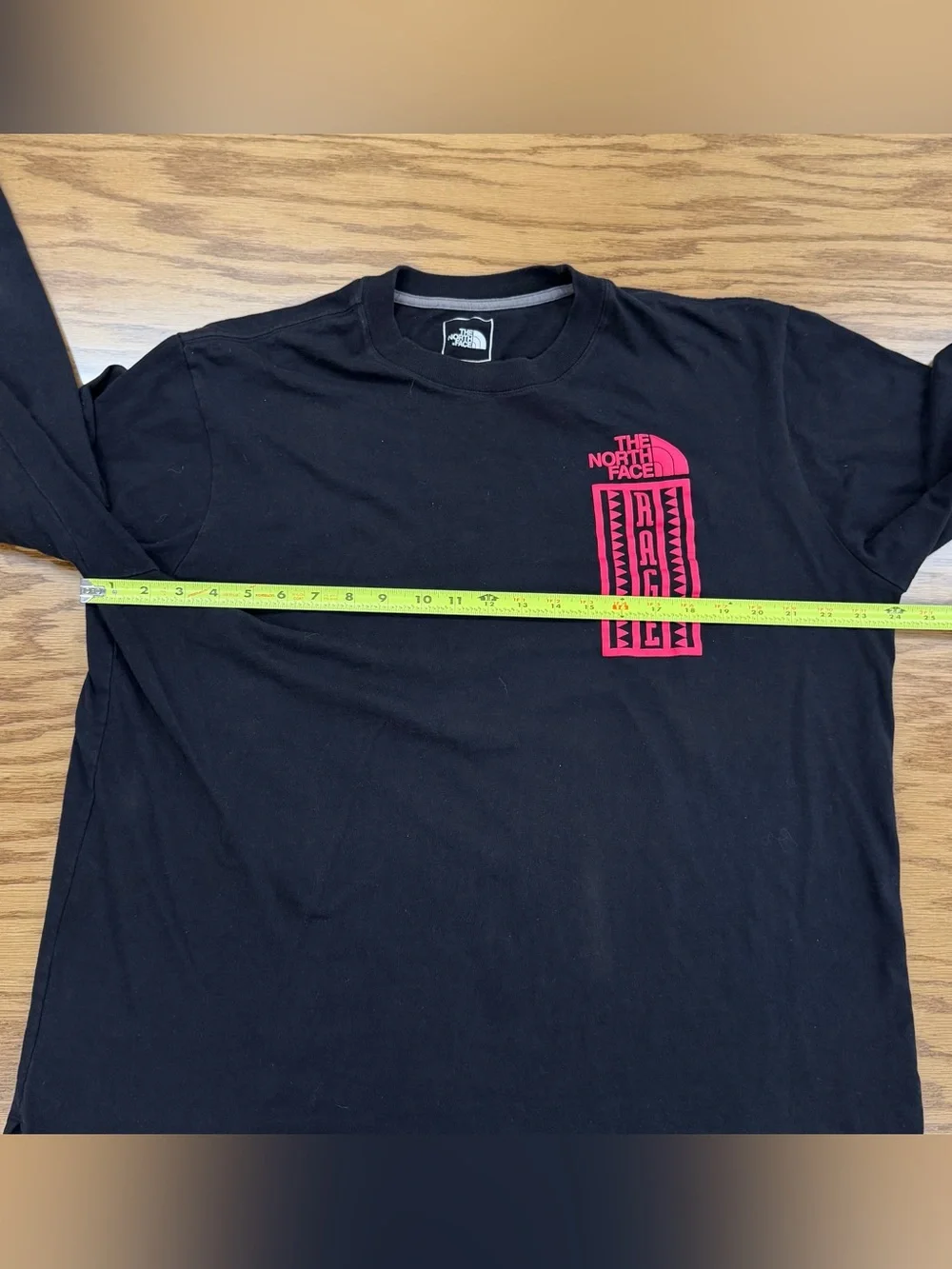 North Face ‘92 Rage Snowboard Black Pink Long Sleeve Pullover Shirt XL - 24 x 27